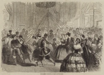 Der Quadrille der Schlittschuhläufer, beim Ball von Graf Walewski